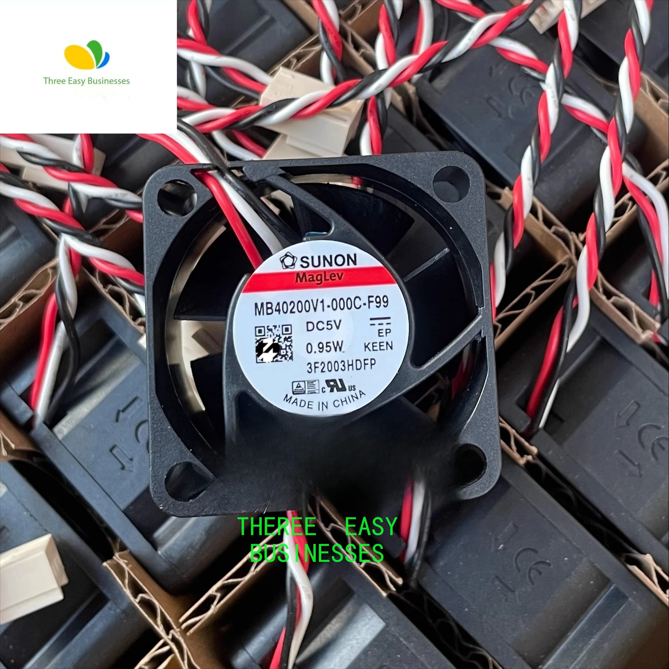 

MB40200V1-000C-F99 4020 5 В 0,95 Вт трехпроводной вентилятор охлаждения