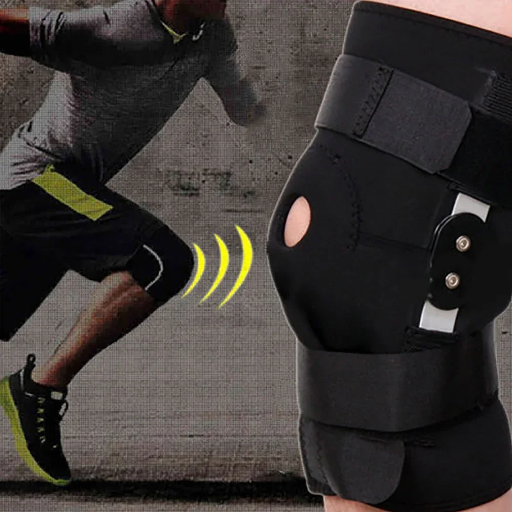 Adjustable Pressurized Knee Brace Knee Support with Side Stabilizers
