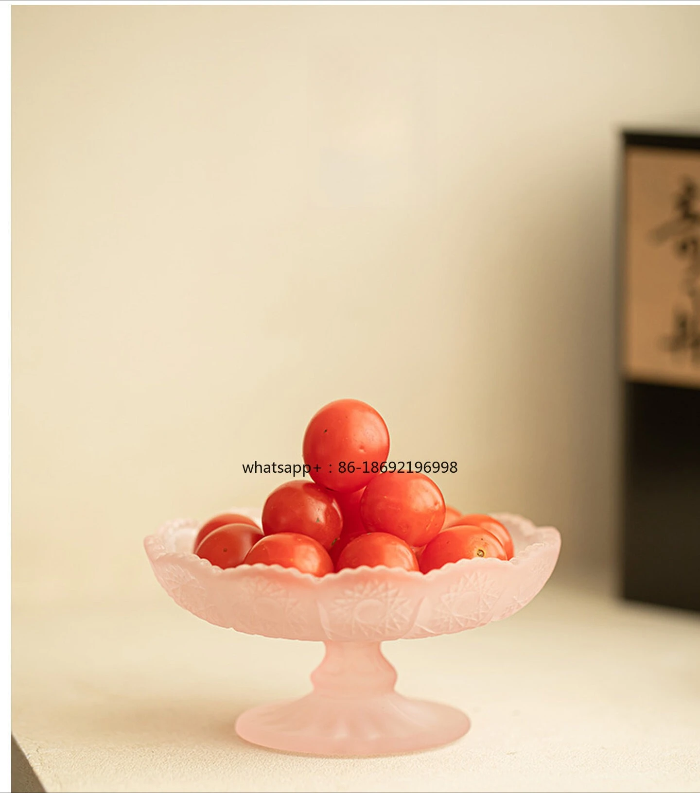 High-footed Fruit , Living Room Coffee Table, Refreshment Incense Serving  Household SnacksDessert