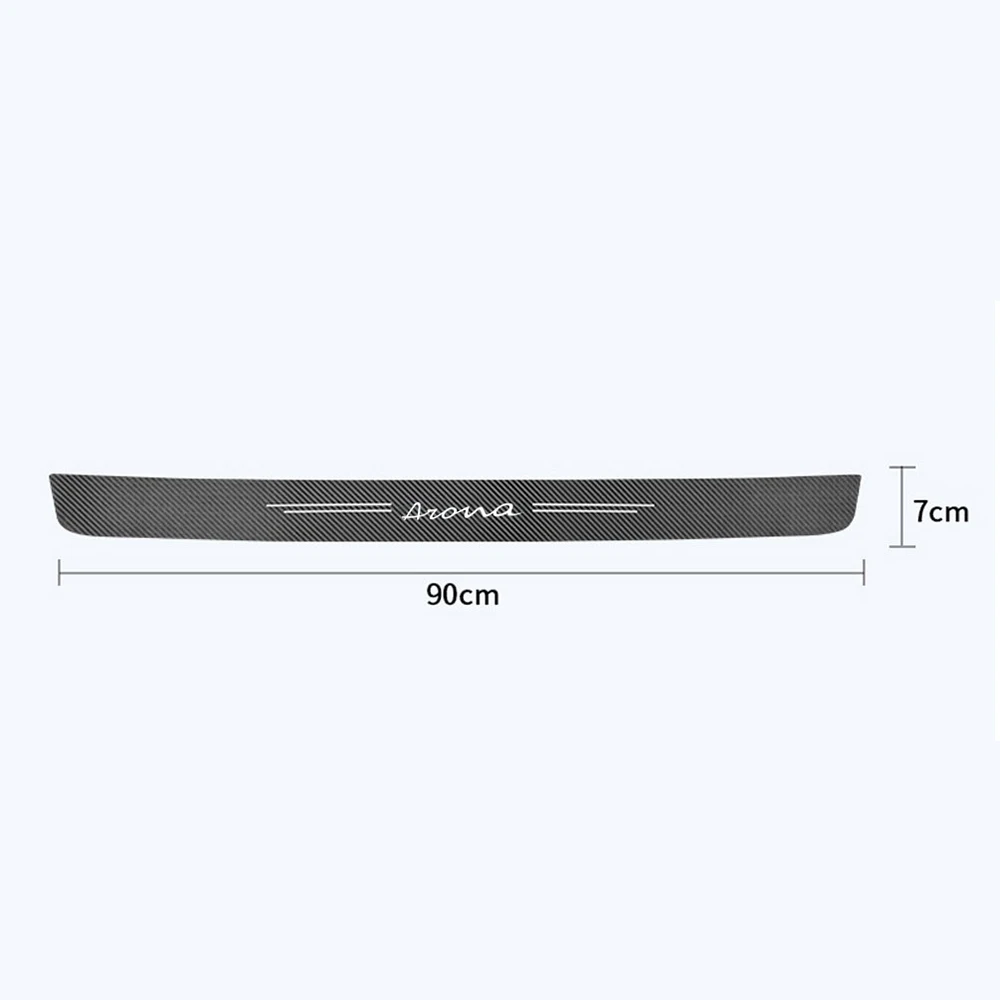 Car Trunk Tail Stickers Anti-Scratches Bumper Tape Decals for For SEAT Arona Ibiza Leon Altea 5F MK3 Cordoba Cupra Accessories