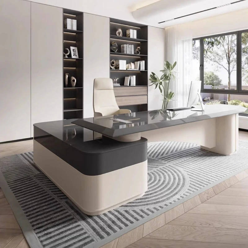 

Стол B Boss: простой, современный, в стиле лёгкой роскоши, большой, высококачественный, креативный, в комплекте со стулом.