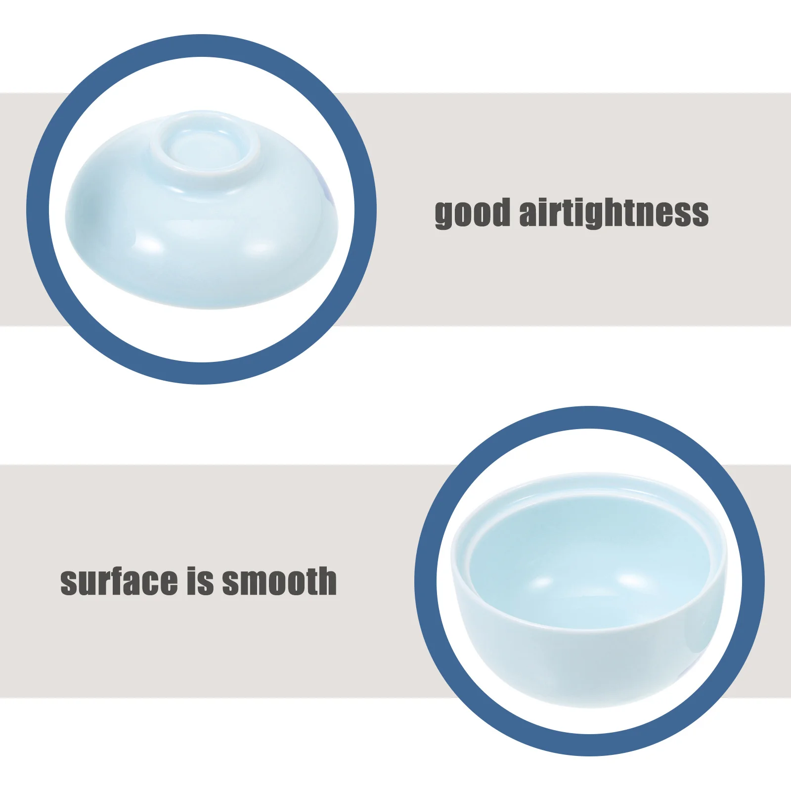 

1Pcs Celadon Japanese Ceramic Soup Bowl Stable Non-Slip Thickened Kitchen Supply with Cover Airtight Multipurpose Rice