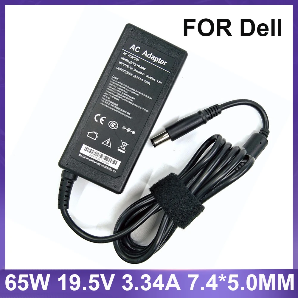 19.5V 3.34A 65W 7.4*5.0mm AC Laptop Charger Adapter For Dell Latitude E5250 E5440 E5450 E5540 E5550 E6420 E6430 E6440 HA65NM130