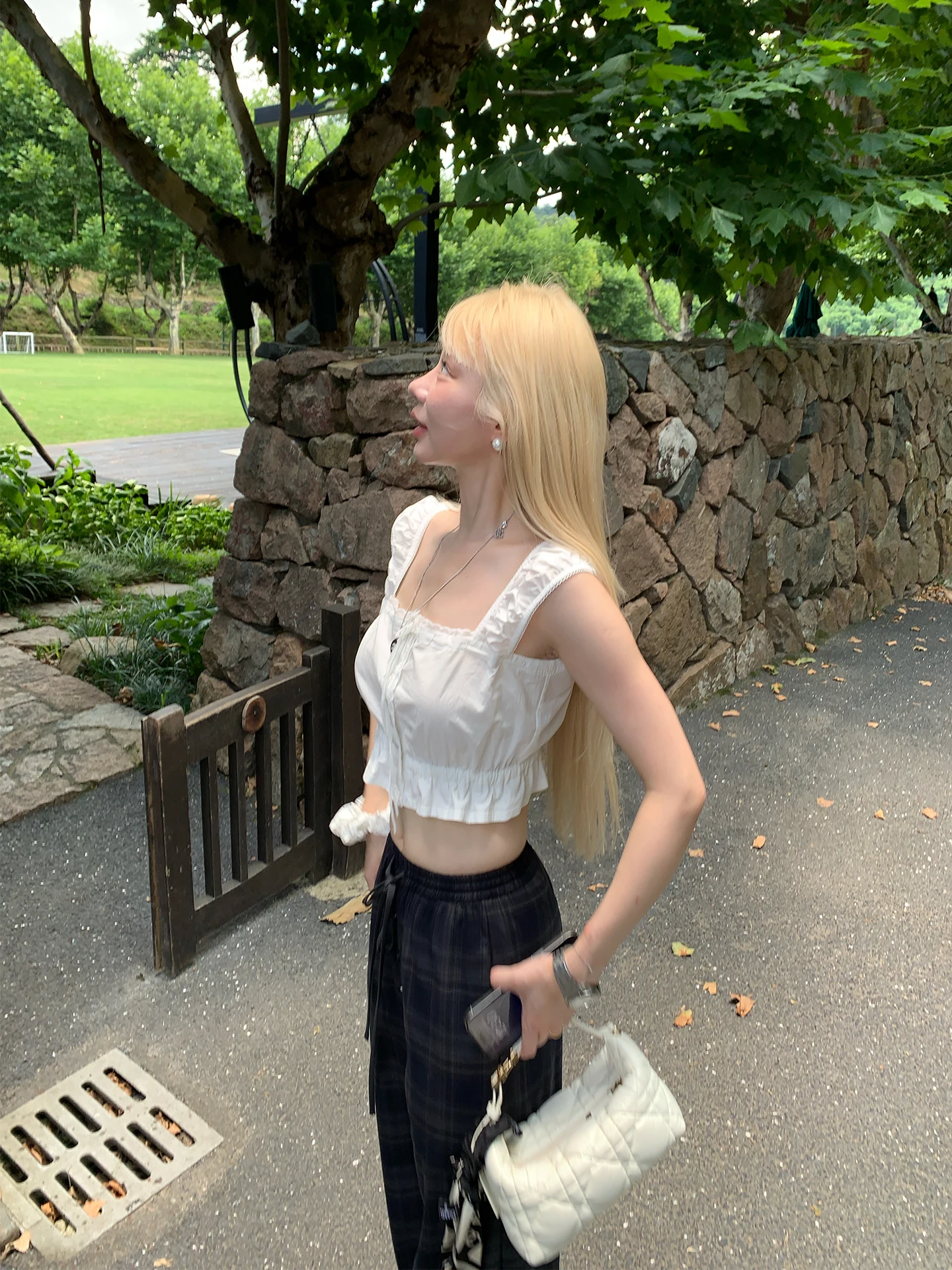 

Tannin Sweetheart Milk Foam Lace Splice Dstring Strapl Vest Summer Thin Cotton Commute Sle ort Length Svel