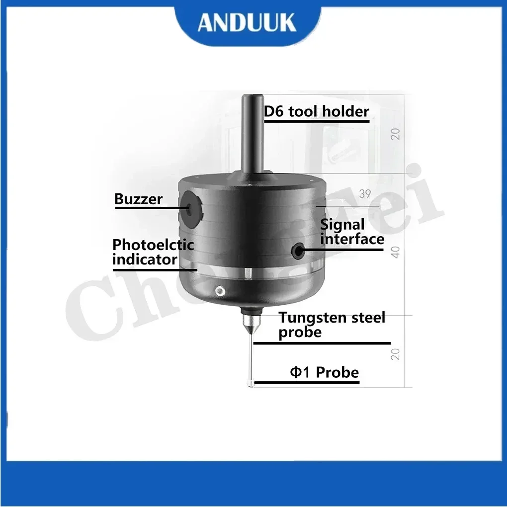 

Edge-seeking 3d probe probe CNC milling machine coordinate meter to knife meter photoelectric automatic splitting rod 3D