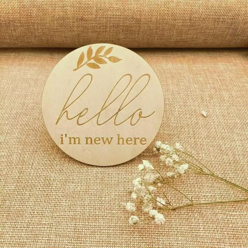 14 قطعة بطاقة خشبية للطفل معلمًا شهريًا بطاقات صور لحديثي الولادة هدية للاستحمام مصنوعة يدويًا أيام تذكارية شهرية لتقوم بها متعة