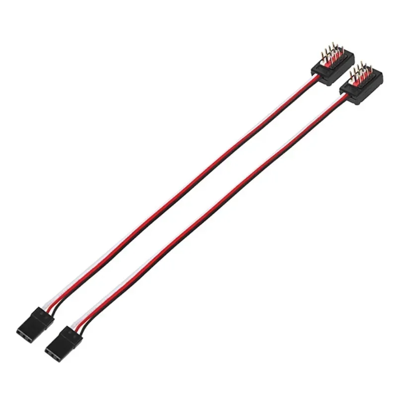 Cable de Control remoto de longitud de línea Y de 1 a 4, Cable extensor de servoventilador para Futaba JR RC Car HSP Trxs TRX4 Axial SCX10 TAMIYA