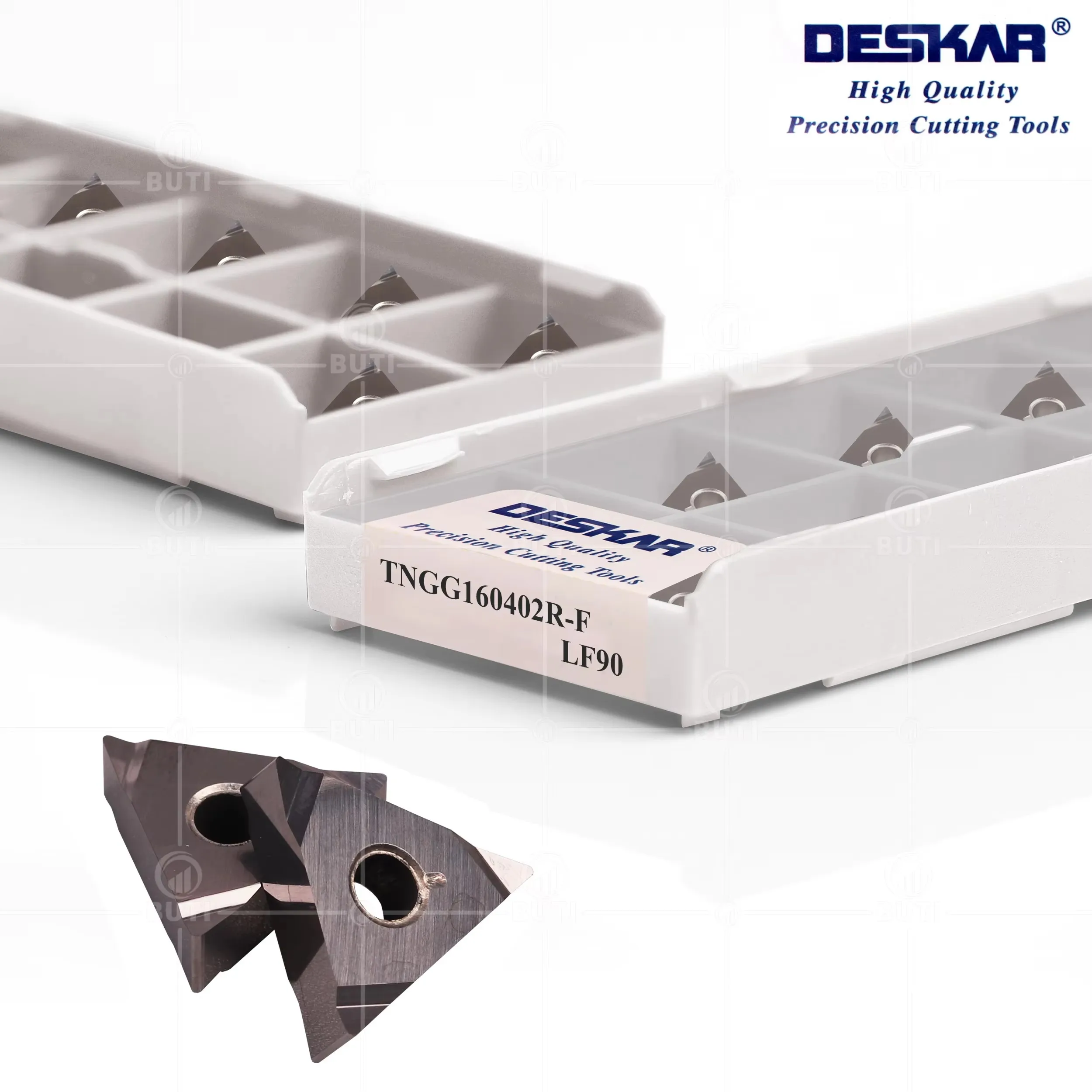 DESKAR TNGG160402 TNGG160404 R-C L-C R-F L-F R-P LF90 100% Original Cermet Turning Blade TNGG Lathe Blade External Turning Tools