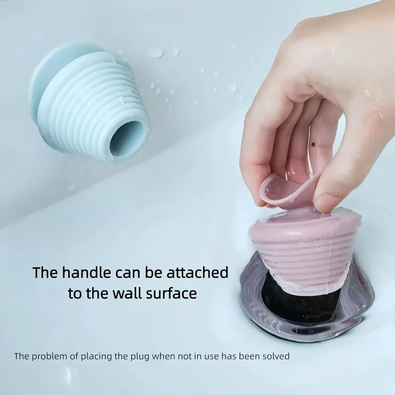 Universal Bathtub Plug Mop Pool Drain Stopper Laundry Sink Plug Drain Deodorant Stopper for Bathroom Kitchen