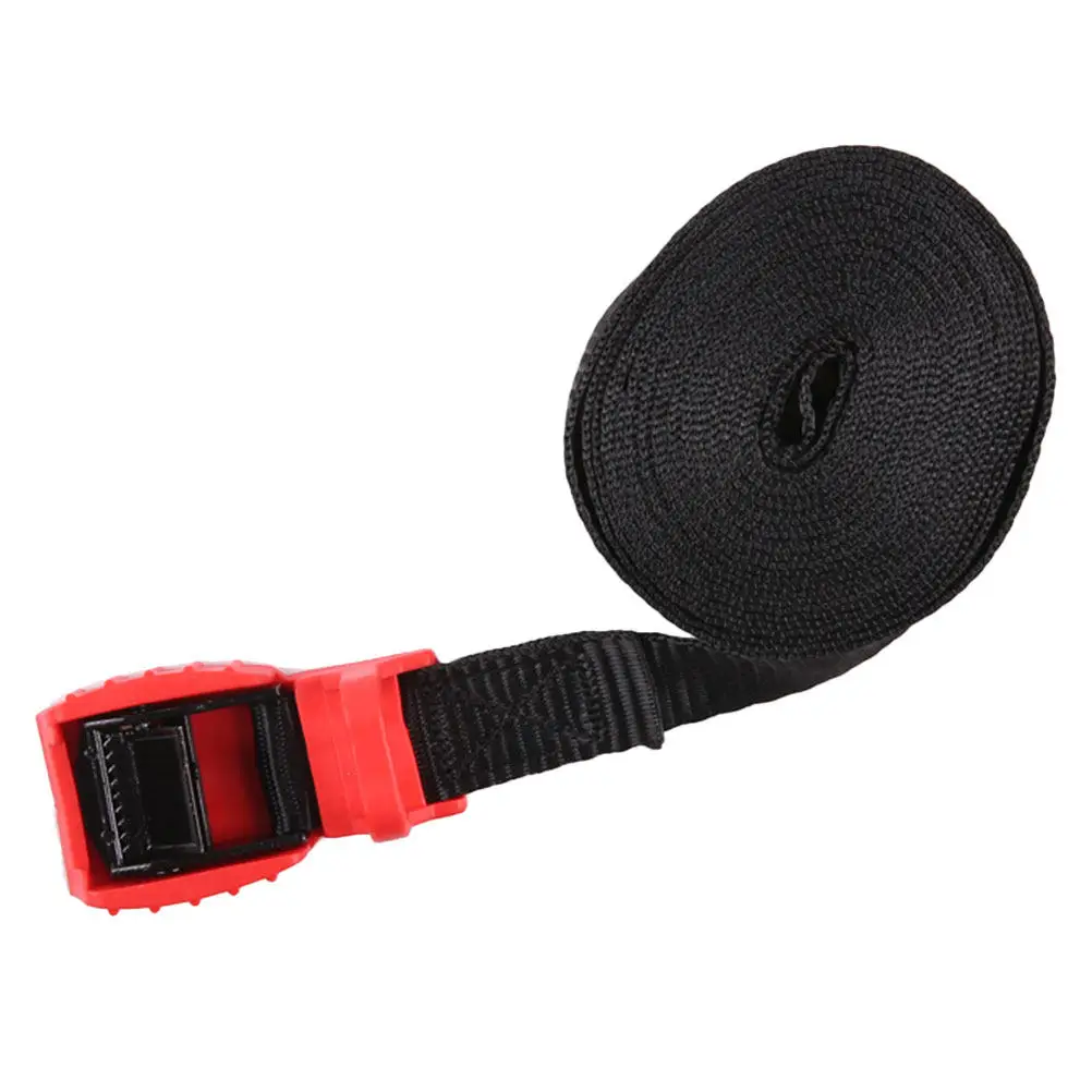 Heavy Duty Polyester Lashing Strap with Zinc Alloy Cam Buckle for Car Roof Rack Surfboard Sup Canoe Kayak Cargo Tie Down Straps