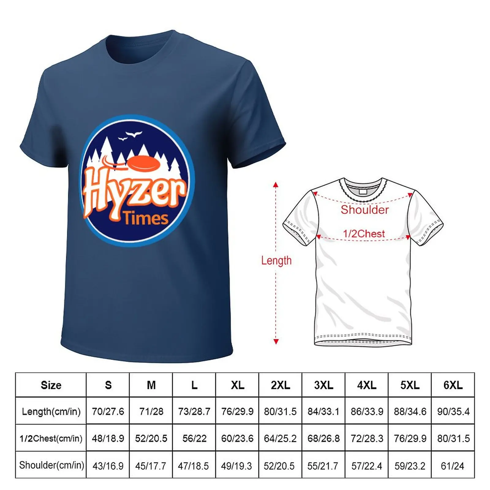 Hyzer Times Disc Golf T-Shirt customs summer clothes cute tops mens workout shirts