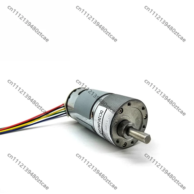 GM37-545 High Torque DC Geared Motor 12V 24V Hall Encoder Speed Measuring Robot Drive Parts