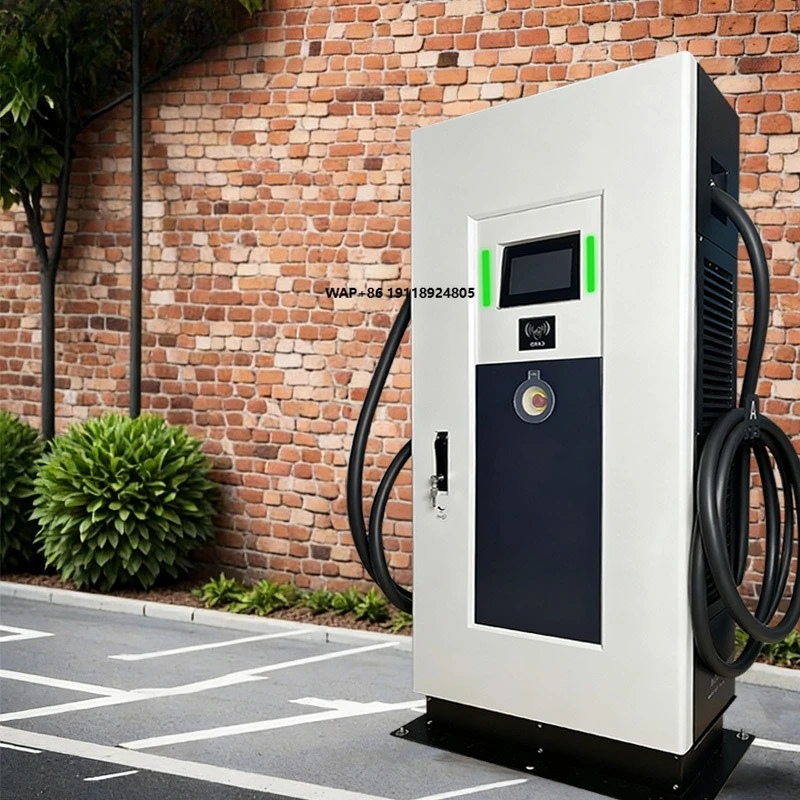Floor Mounted IP54 Dual Connector DC EV Charger 160kW CCS2 Electric Vehicle Fast Charging Station for Modle Y