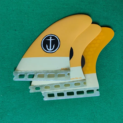 Imagen 2 del producto Accesorios de playa FUTURE Aleta de propulsor amarilla de 4,55 pulgadas |   Compatible con patines cortas Aletas para tablas de surf