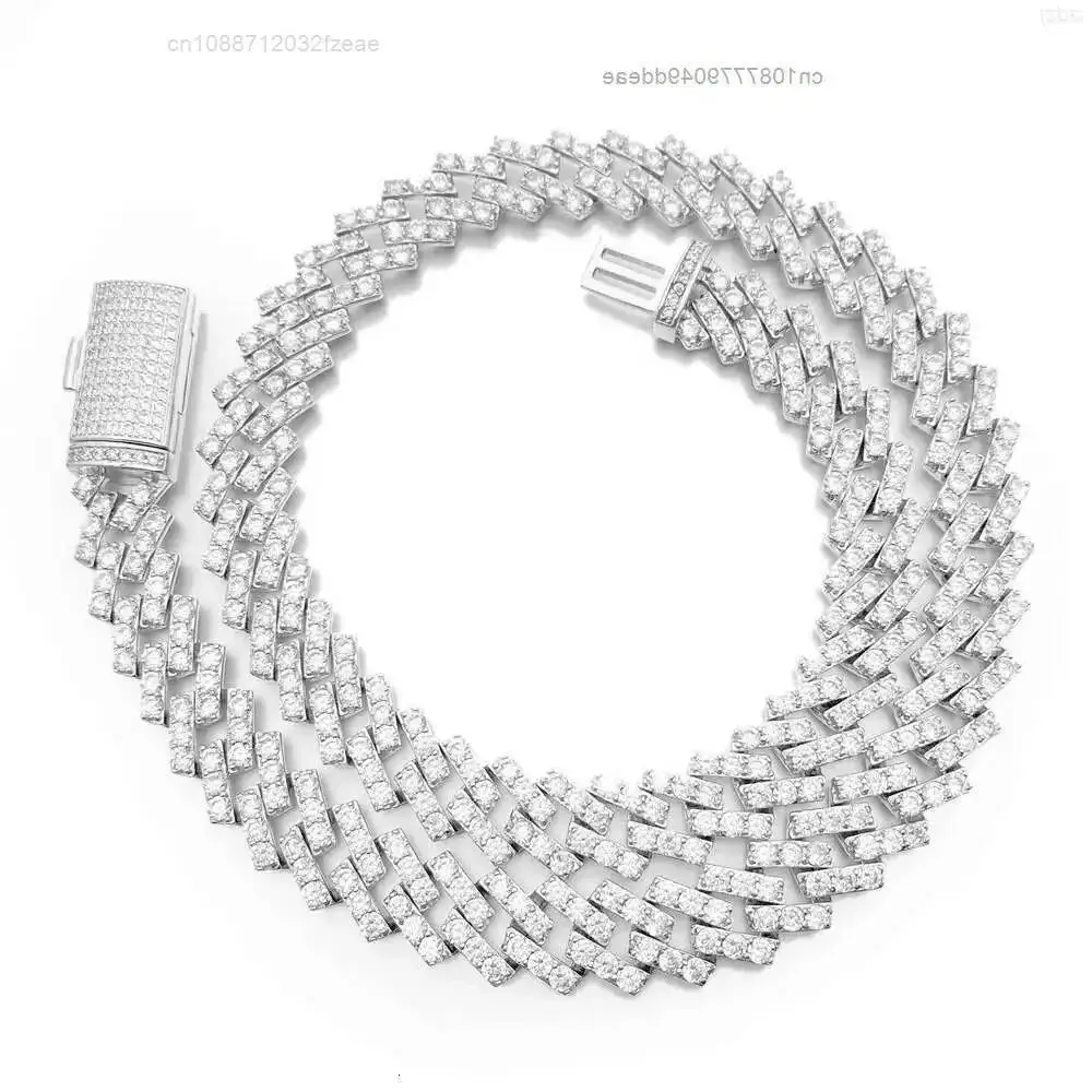 

Gra Vvs 8 мм 13 мм 22 дюйма Набор зубцов Стерлинговое серебро 925 пробы Белое золото Муассанит Кубинский пропуск Алмазный тест