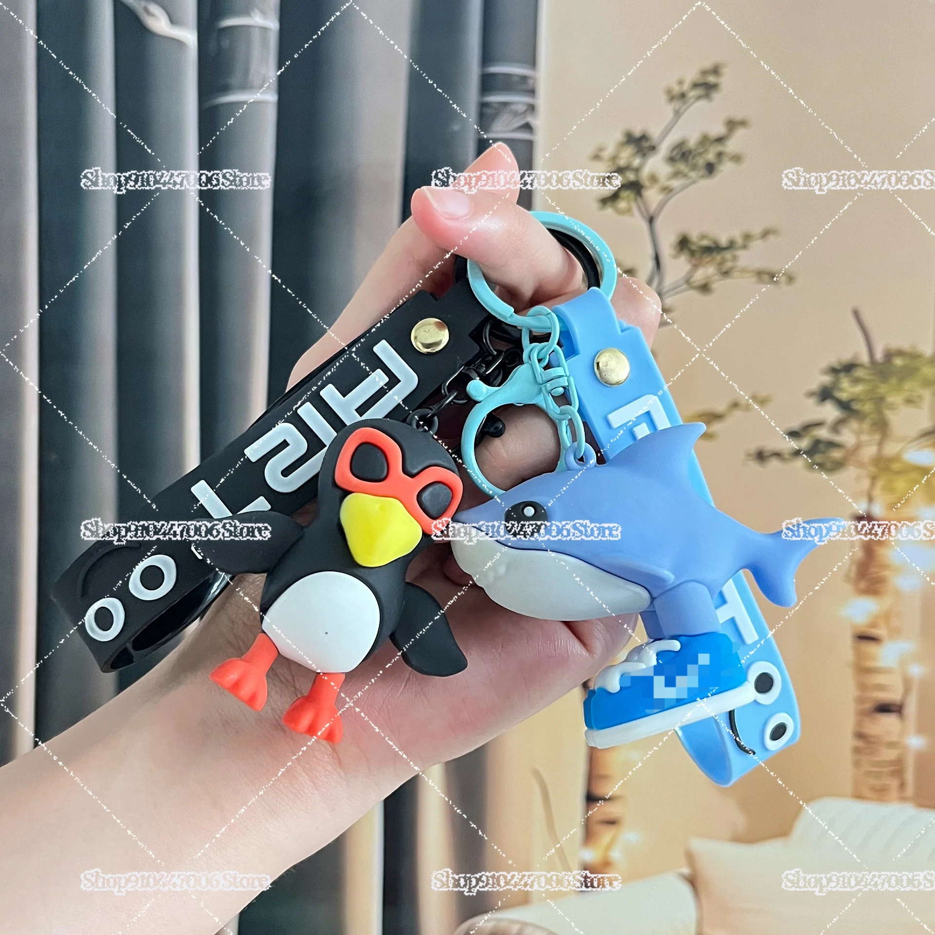 Italian Brainrot Animals Figure Keychains Tung Tung Tung Sahur
