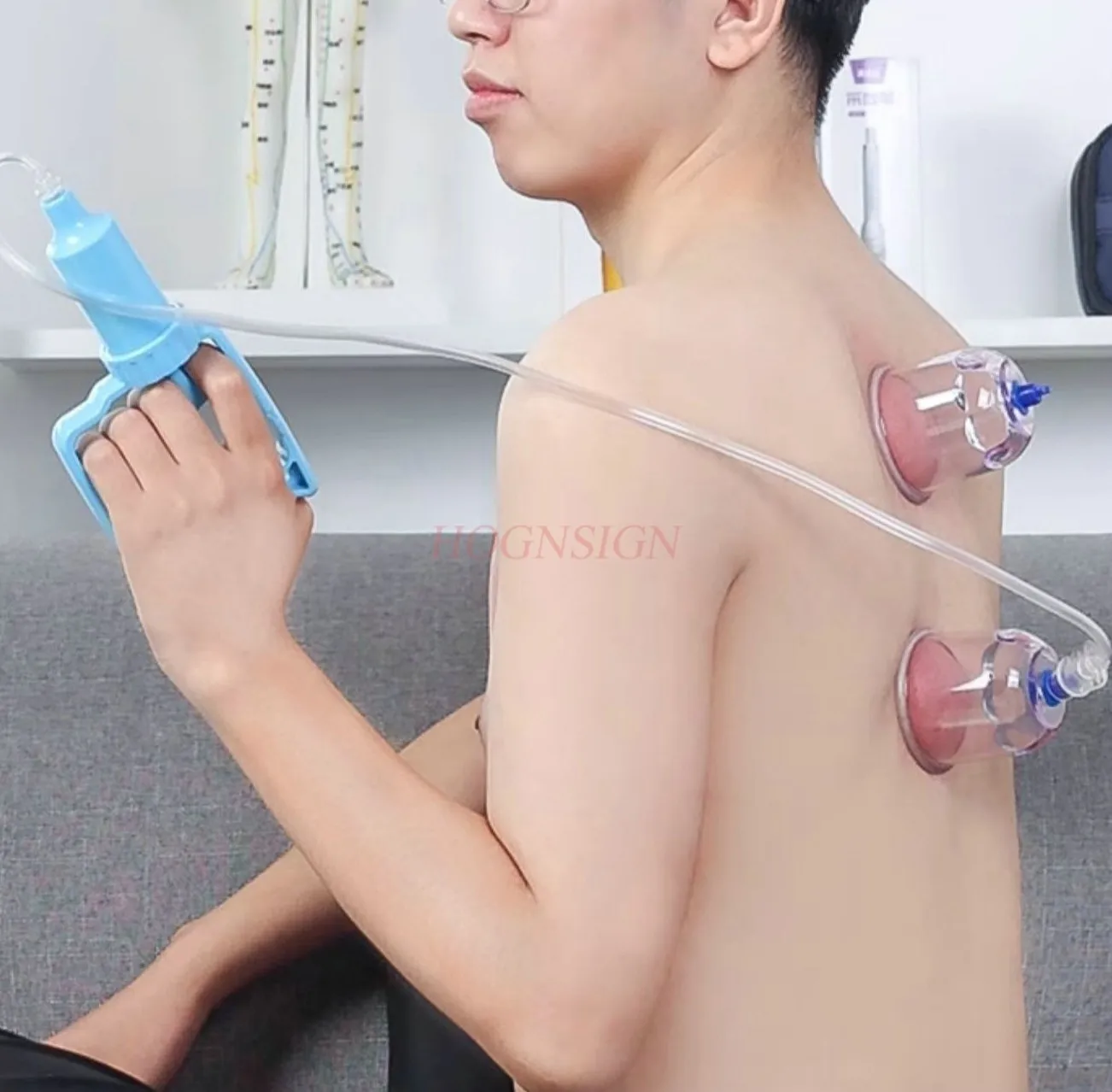 1set Cupping machine, medical vacuum negative pressure bloodletting tank, blood discharge