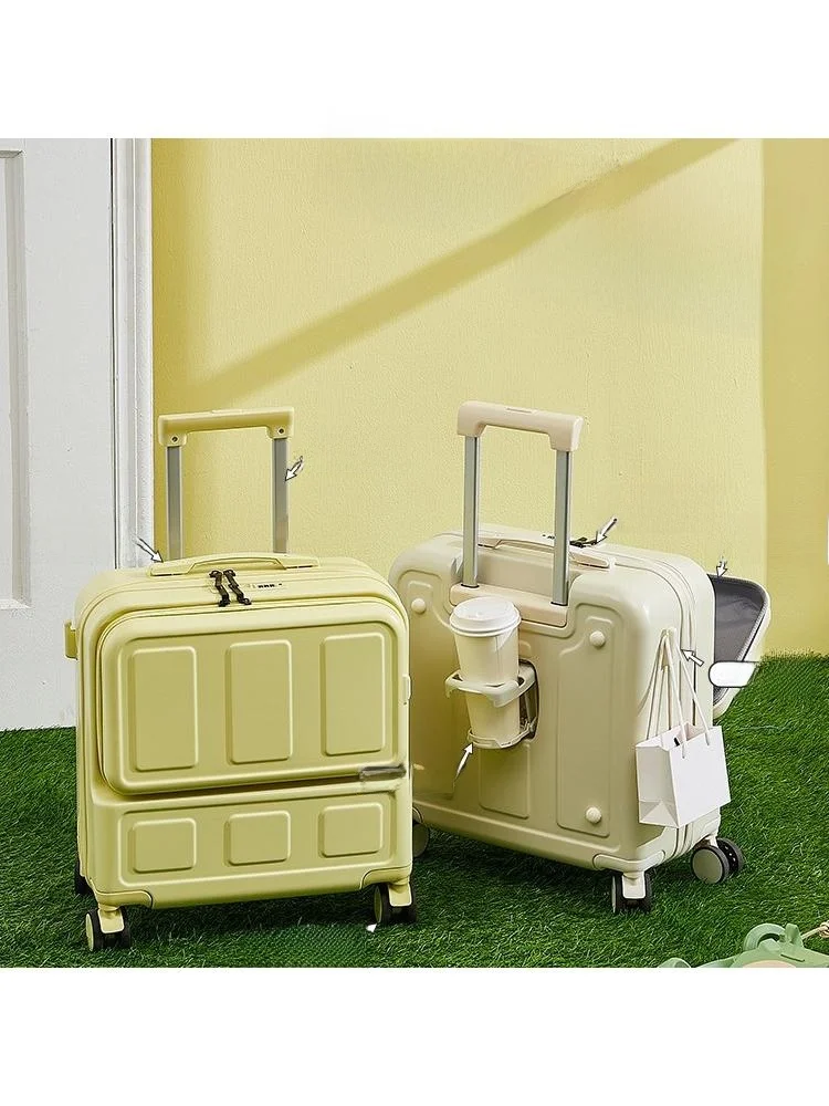 2026-new-pink-cartoon-luggage-24-inch-travel-type-password-box-girls-20-inch-suitcase-small-cute-expandable-zipper-closure