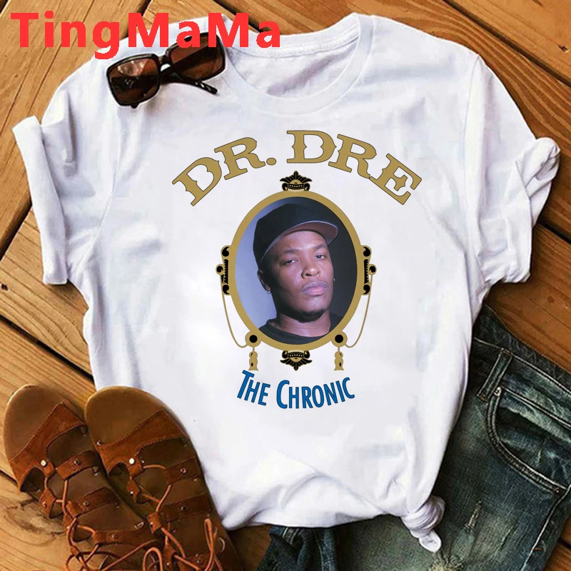 The Chronic Dr. Dre T Shirt Men Street Hip Hop Rap Rnb Style T-shirt Unisex Cartoon Graphic Tees Harajuku Tops Tshirt Male