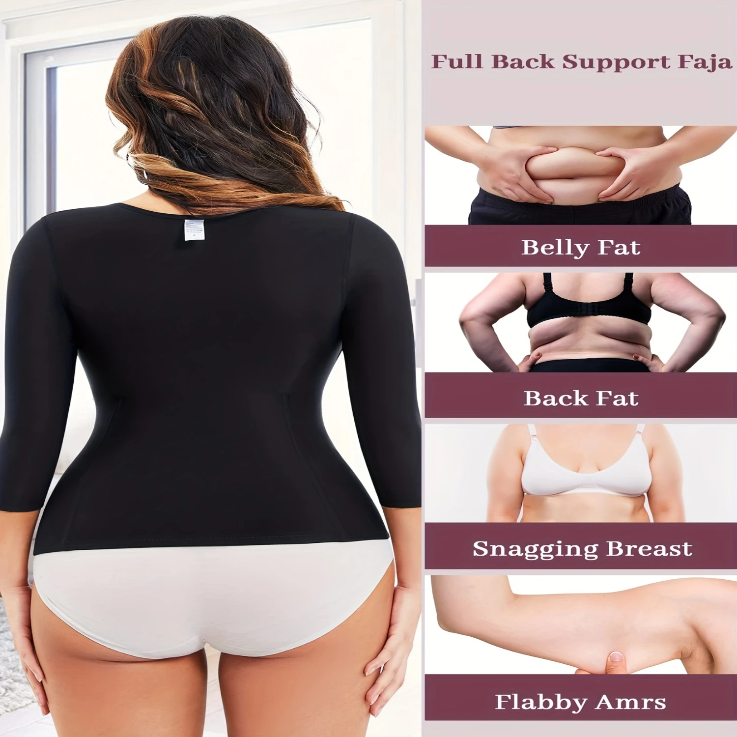 Front Buckle Adjustable Waist Trainer Top - Instant Tummy Control & Seamless Shapewear for Women - Post-Surgical Recovery Suppor
