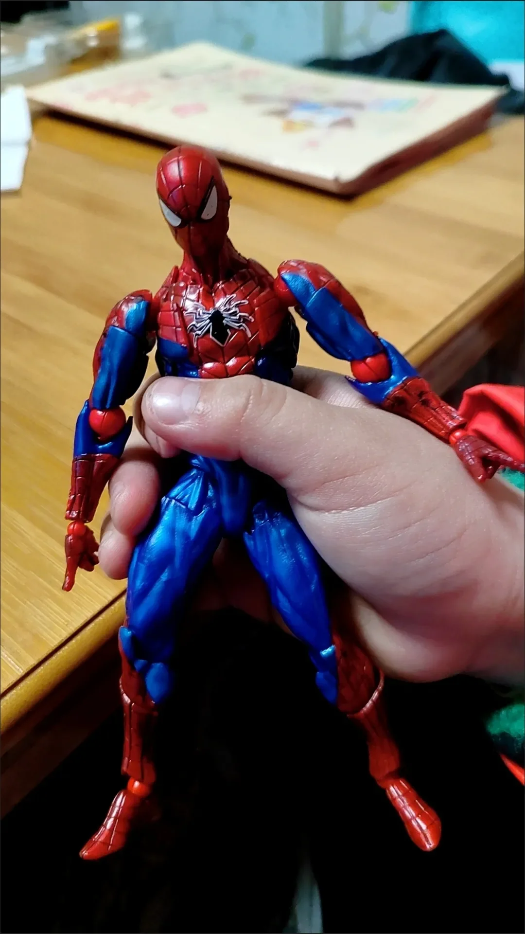 

Toys Spiderman Figure - Agent Venom Mafex Anime Action Figure Customized Gifts Collectible 2.0 Version in Stock