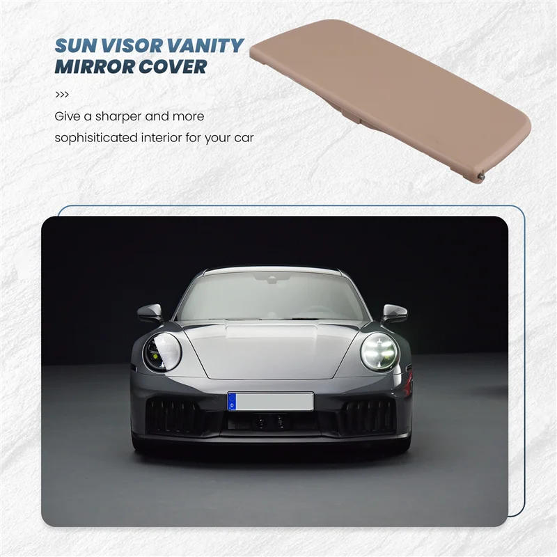 

Portable Sun Visor Vanity Mirror Cover For Boxster Cayman 981 982 For Porsche 911 991 718 ,982857551 ,982857551T 982857551CD