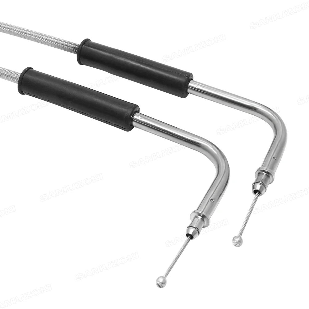 Weaving Steel Wires Throttle Cable Case for Harley Sportster XL1200 883 Dyna Road King Electra Glide