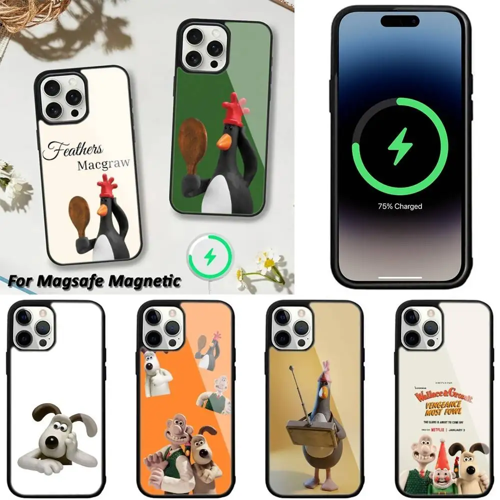 

W-WallaceS cute G-Gromit Phone Case Phone Case For iPhone 16,15,14,13,12,11,Plus,Pro,Max,Mini Magsafe Magnetic Wireless Charging
