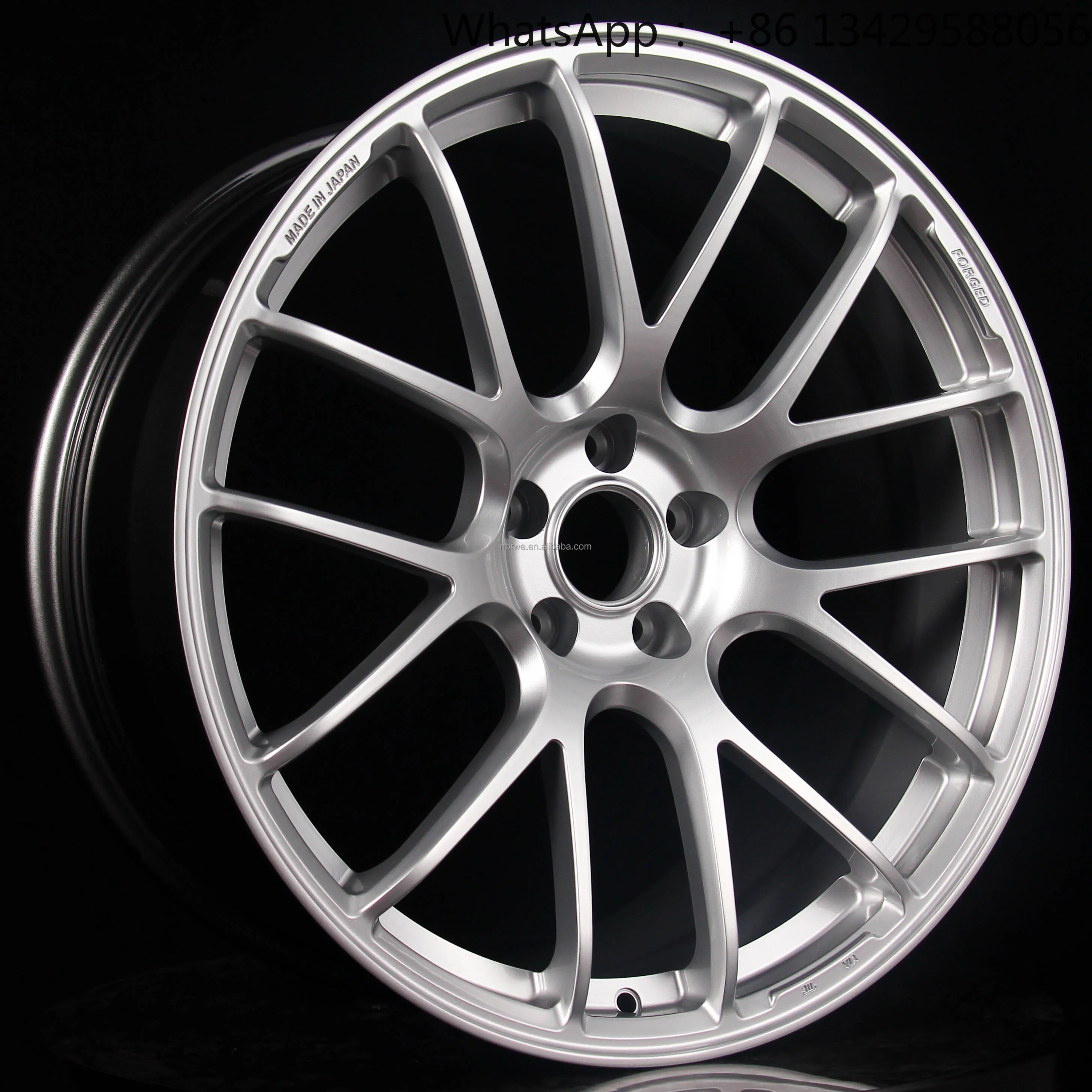 

Couture Style Custom Y-Shaped Multi-Spoke Alloy Wheels Silver Polished 40mm 25mm 70mm 16 Inch 5x112 PCD New Condition