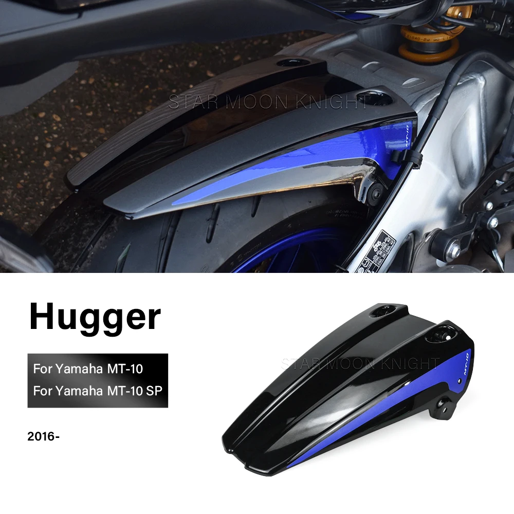 For Yamaha MT-10 MT 10 SP MT 10SP 2016 2017- Accessories Rear Hugger Splash Cover Fender Extensions Mudguard Extender