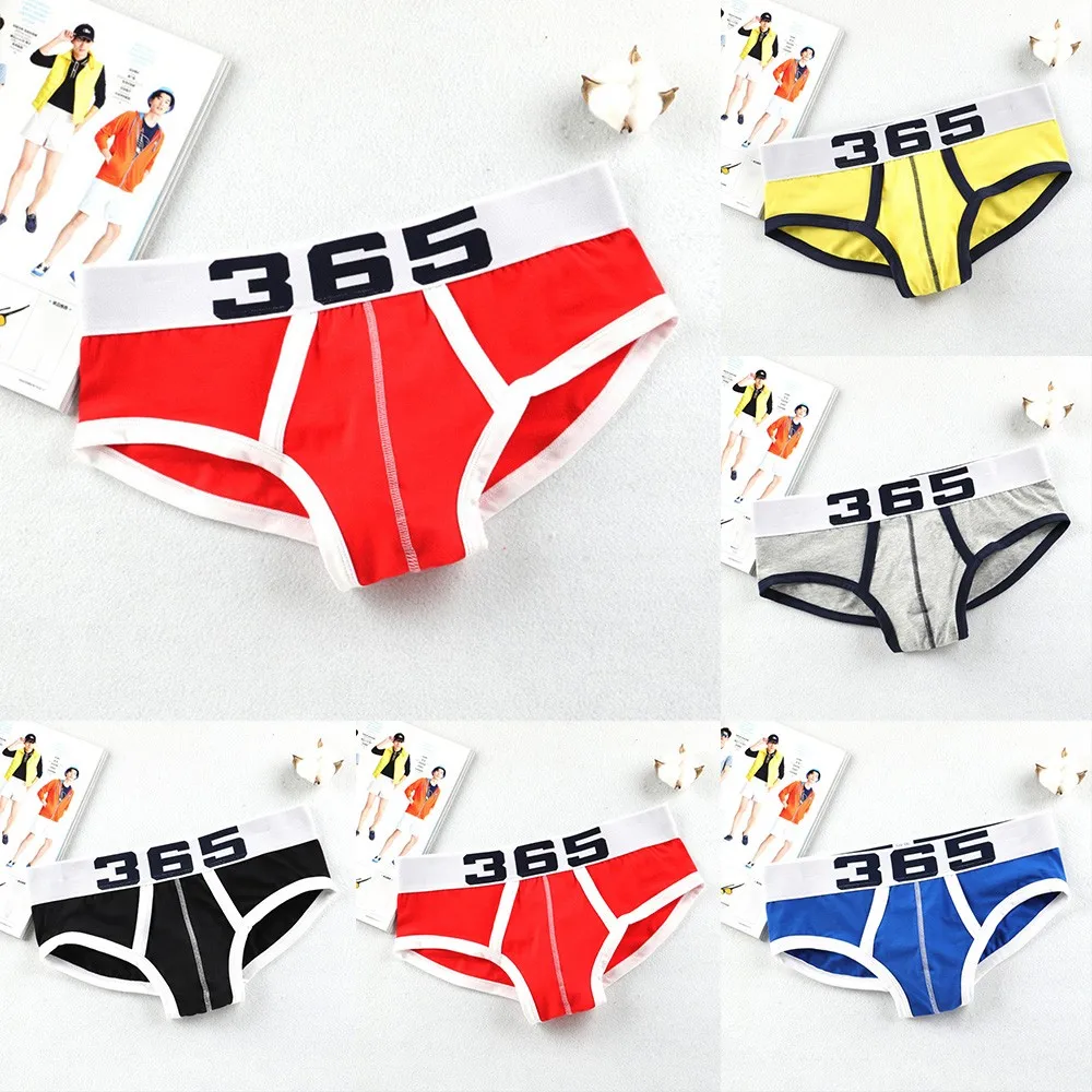 Новый комплект трусов, мужские сексуальные мужские хлопковые нижнее белье, дышащие дышащие трусы, выпуклые трусы, трусы с низкой талией U