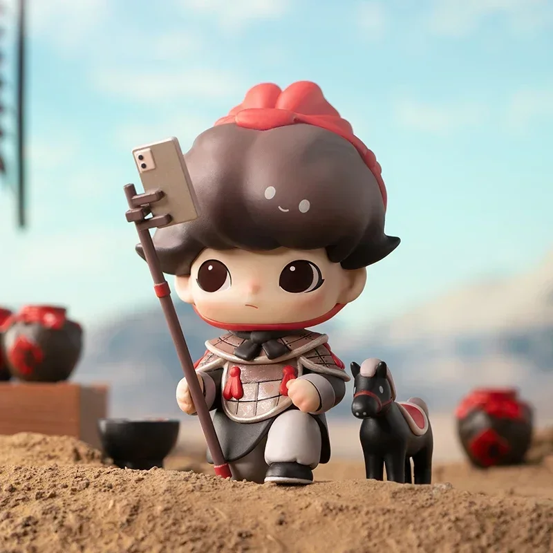 POP MART 디무 타임 로밍 시리즈 정품 미스터리 박스 블라인드 박스 게스 백 장난감 인형 귀여운 데스크탑 장식품 컬렉션 선물 귀여운