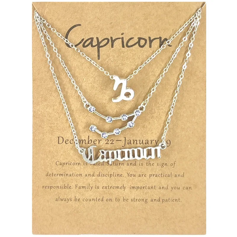 Pisces Aries Taurus Leo Cancer Female Libra Scorpio Sagittarius Capricorn Necklace