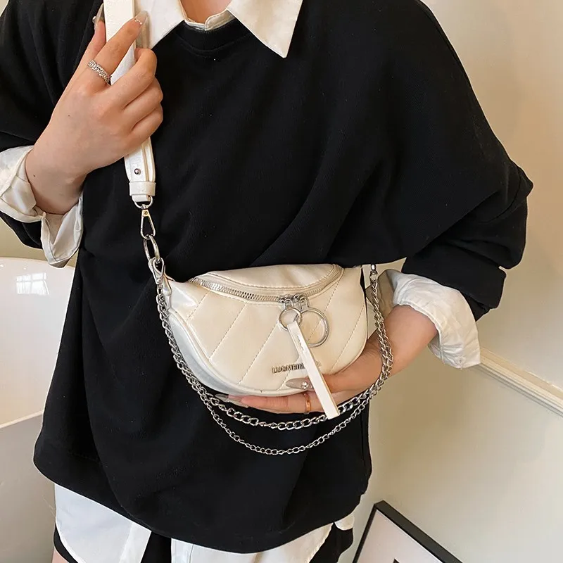 Lente - Trendy 2025! Luxe - Kwaliteit Dames Koreaans - Stijl Single - Schoudertas met ketting - Riem - Veelzijdig, Onder - Arm