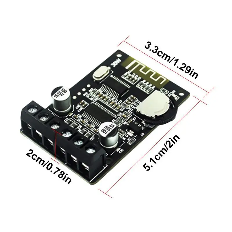 Audio Amplifier Board 10W 15W 20W High Power Output Amp Board Amplifier Module Plate For Home Theater Tablets Smartphones Car