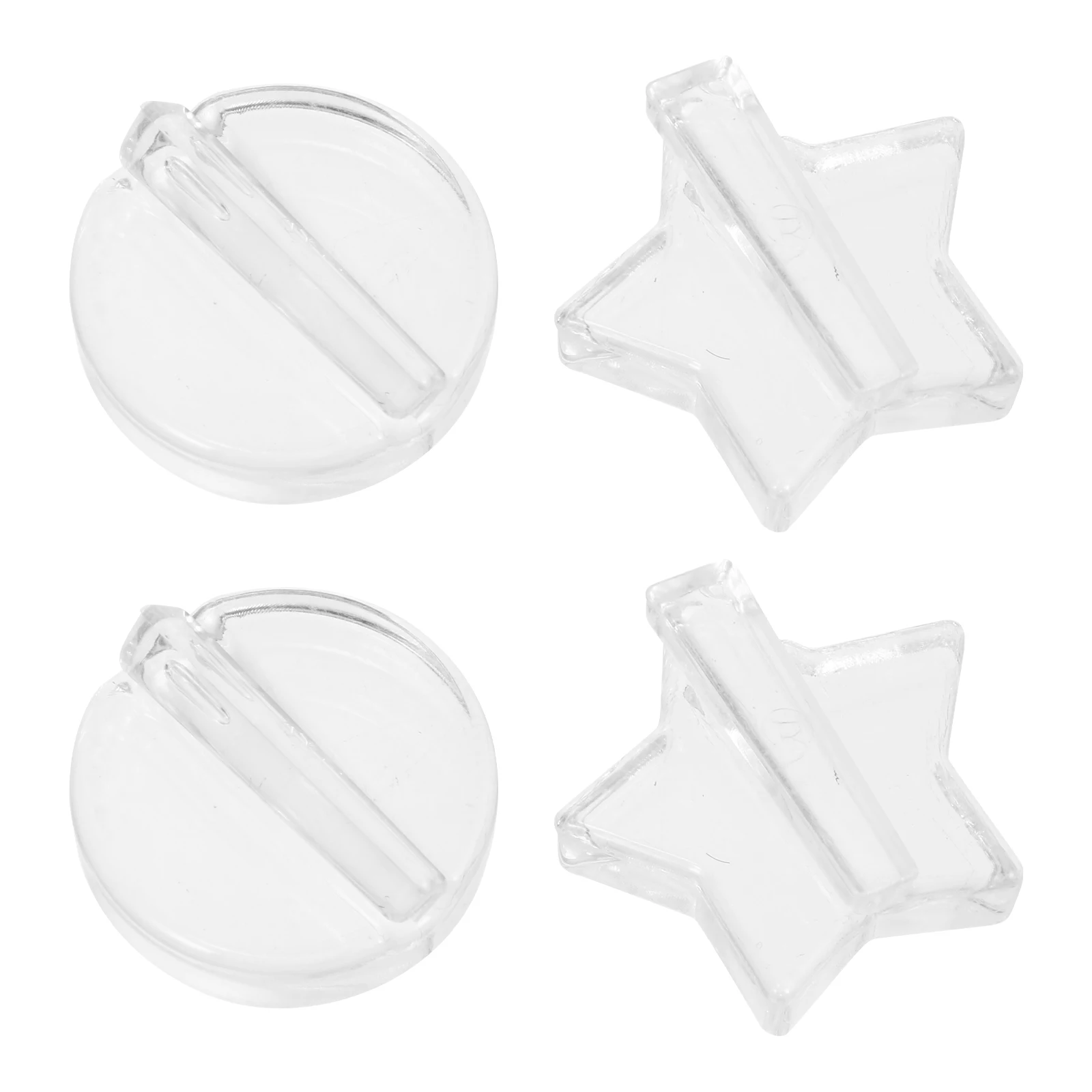 

4 Pcs Nail Mold PP Material DIY Supplies Frame Bending Tool Manicure Embossed Mold For Nail Creating Patterns On Nails