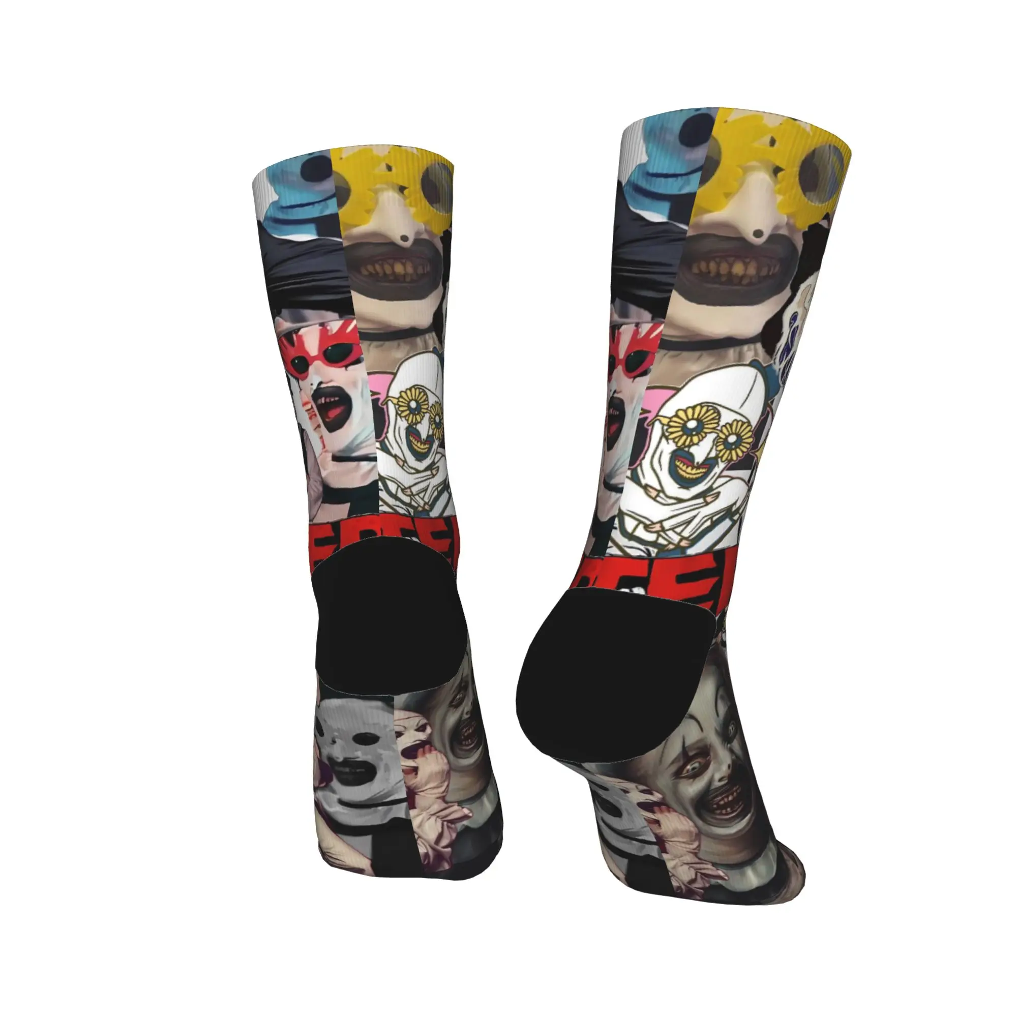 Couple Socks Retro Terrifier Movie Halloween  Stockings Anti Bacterial Breathable Socks Spring Korean Design Climbing Socks