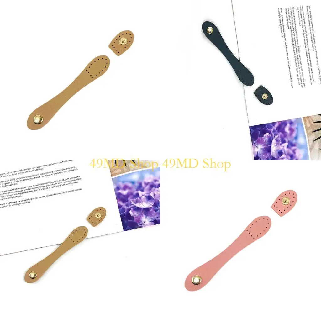 49MD 10x/Set Leather Bags Clasp Gourd Bag Buckles DIY Wallet Button Accessories