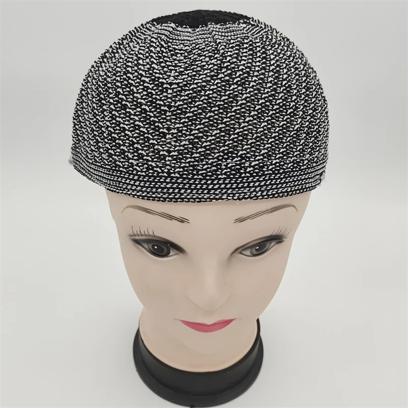 Fez-gorros musulmanes para hombres, ropa de oración de Turquía, gorro de punto Kufi Kippah islámico, Arabia Saudita, lana de malla judía, envío gratis