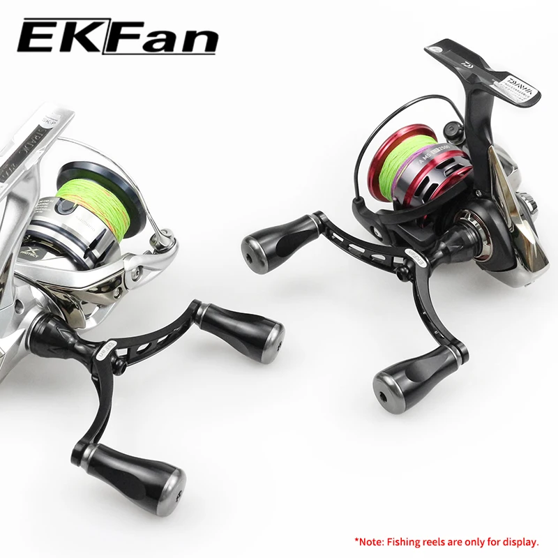 Imagem -06 - Ekfan-processo Cnc Alça de Liga para Fiação e Fundição Fishing Reel Maçanetas Peças Acessório Faça Você Mesmo Novo 48g 105 Milímetros 95 Milímetros