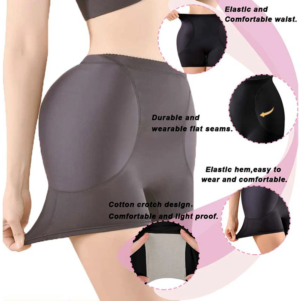 Plus Size Women Butt Lifter Pad Hip Enhancer Control mutandine Body Shaper culo finto imbottito intimo Body Shapewear