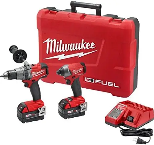 Milwaukee 2897-22 M18 Fuel 2-Tool Combo Kit, Red