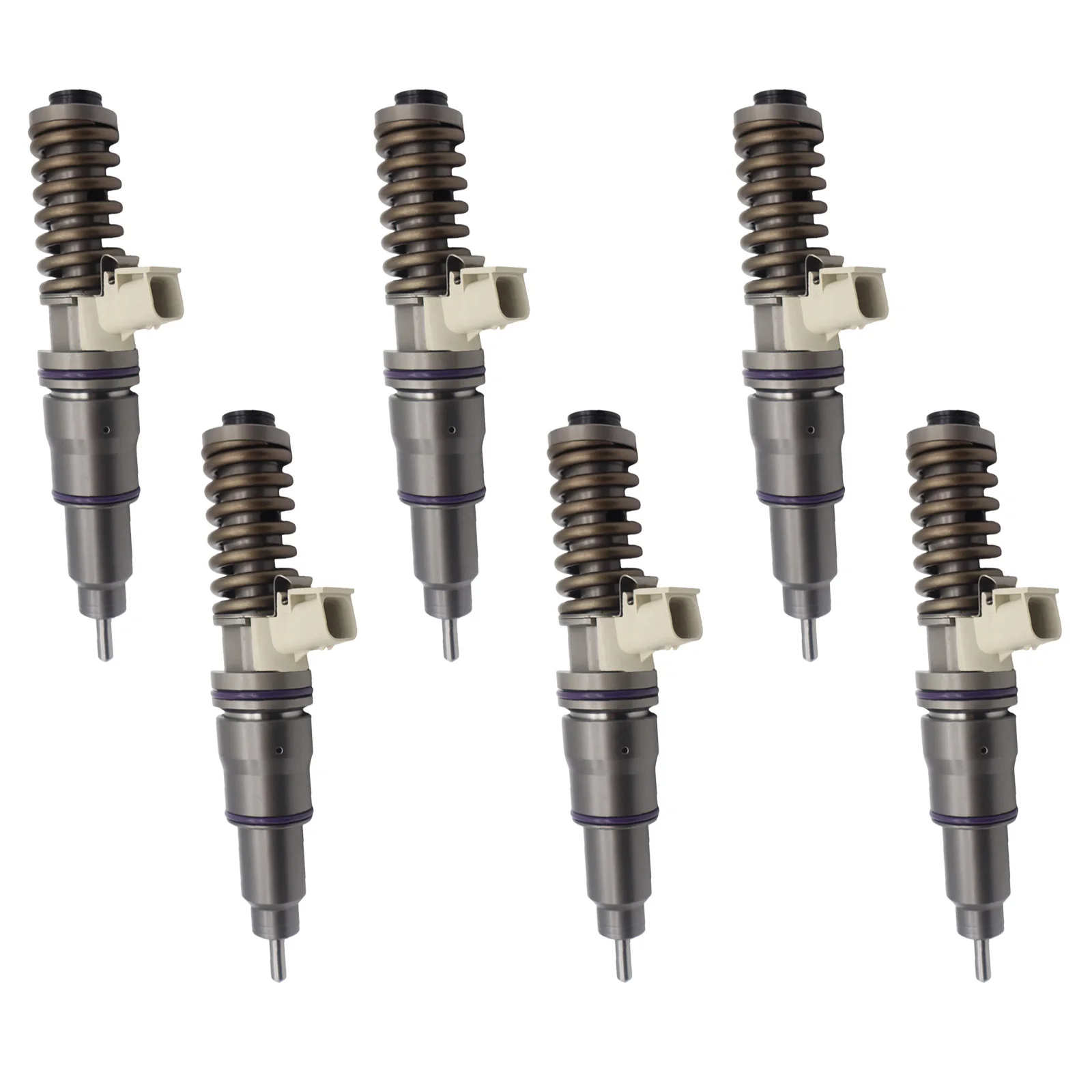6PCS Fuel Injector FID2486LW For VOLVO FM FH VNL D12 D13