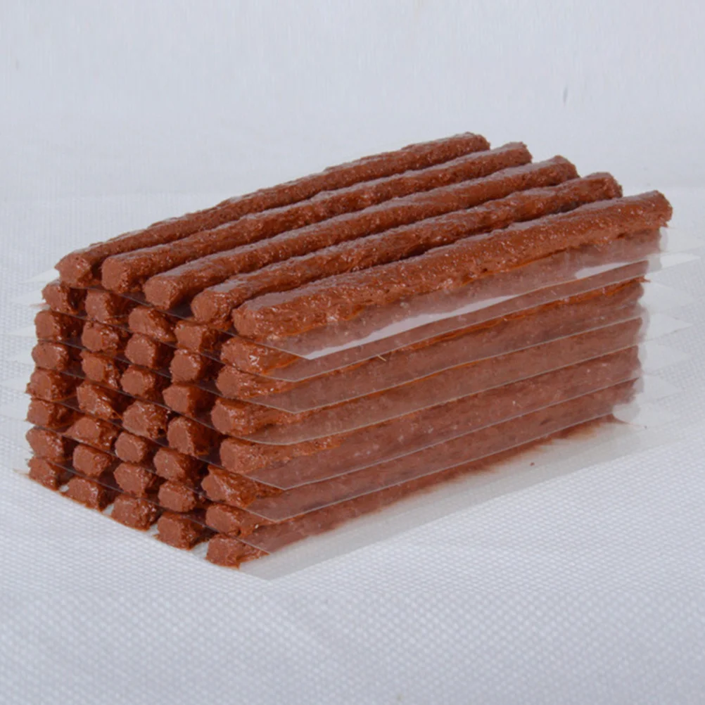 

100Pcs Tire Repair Strings High Strips for Electric Vehicle Truck Suv Off Road Puncture Fix No Need to Remove