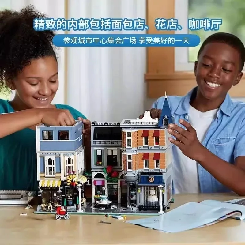 

4002 PCS City Center Assembly Square Building Blocks Bricks Birthday Toys Compatible With 10255 For a friend 10312