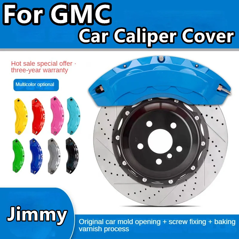 For GMC Jimmy Brake Caliper Cover Aluminum Alloy Front Rear Wheel Modification Kit