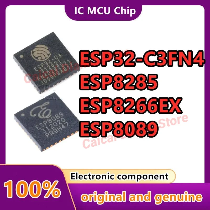

10 шт./лот ESP8089 ESP8266EX ESP8285 ESP32-C3FN4 новый чип Wi-Fi MCU беспроводной приемопередатчик IC чип QFN-32