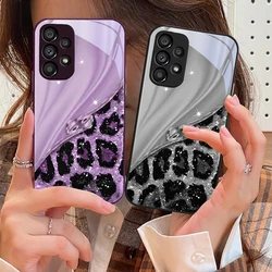 Colorful Patterns For Samsung Galaxy S10 4G S20 11E 30 S21 22 S24 Fe Pro S23 S25 Ultra 5G S9 Tempered Glass Phone Case