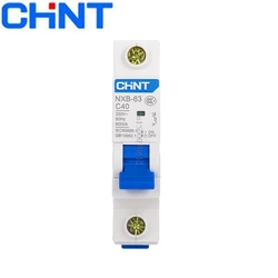 CHINT MCB NXB-63 1P 1A 2A 3A 4A 16A 32A 63A Miniature Circuit Breaker AC 230V DIN Rail Mounting Miniature Household Air Switch