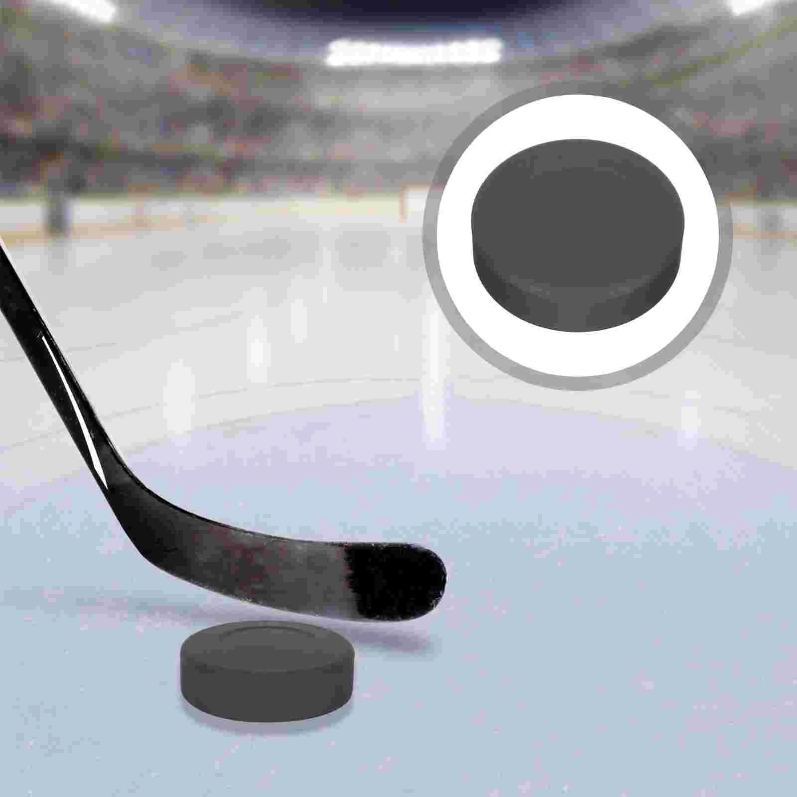 

4pcs Professional Ice Hockey Pucks Daily Training Pucks Ice Hockey Game Training Pucks Hockey Practicing Pucks Supplies